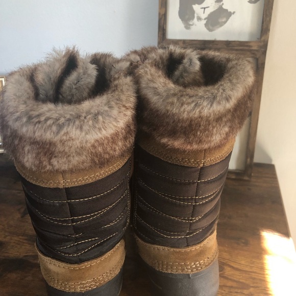 Waterproof Lands’ End Women’s Winter Boots Size 8 - Picture 6 of 13